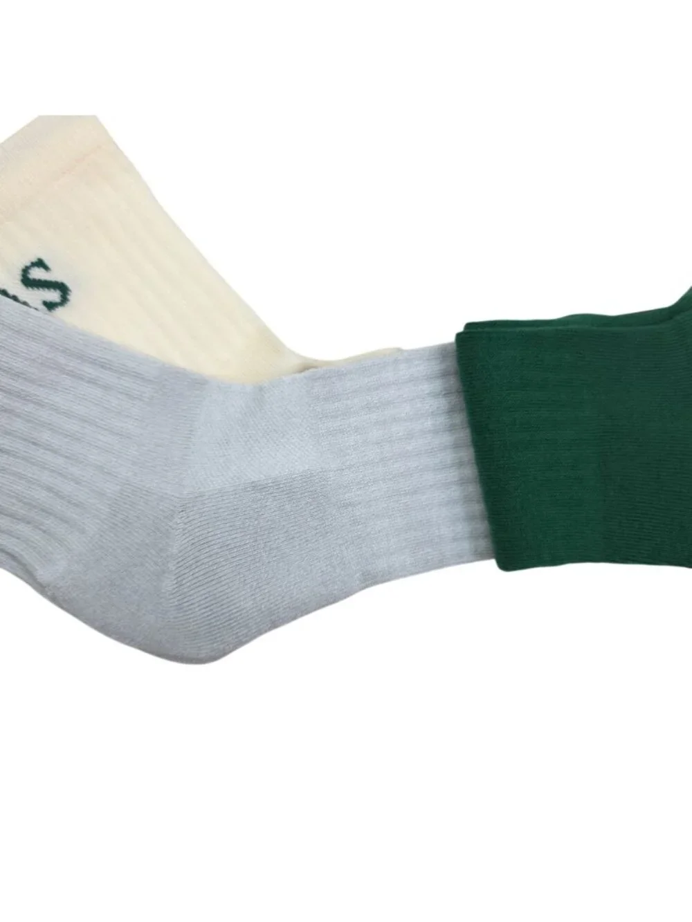 Adidas Men ClimaCool High Quarter Socks 3-Pack Cushioned Arch Compression  Green